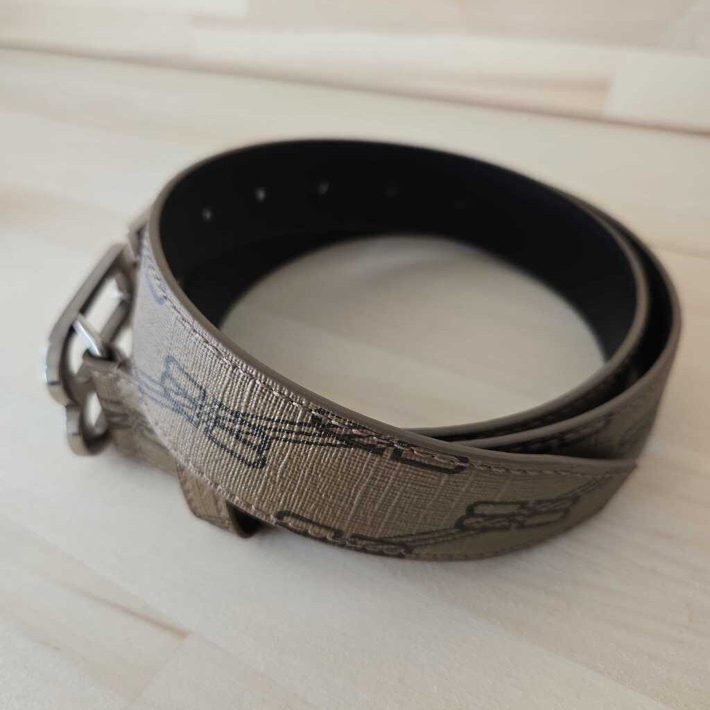 BALENCIAGA BB SIGNATURE BELT MEDIUM retail 495.00