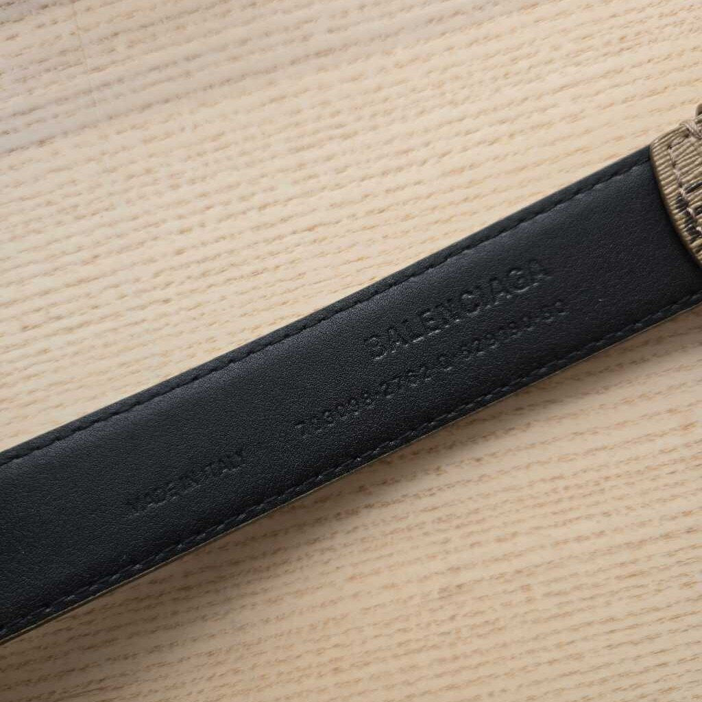 BALENCIAGA BB SIGNATURE BELT MEDIUM retail 495.00