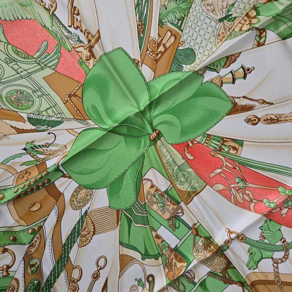 HERMES soleilde soie SCARF w box