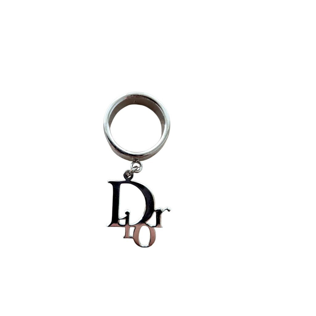 DIOR DANGLE RING SZ 8 fits 7.5