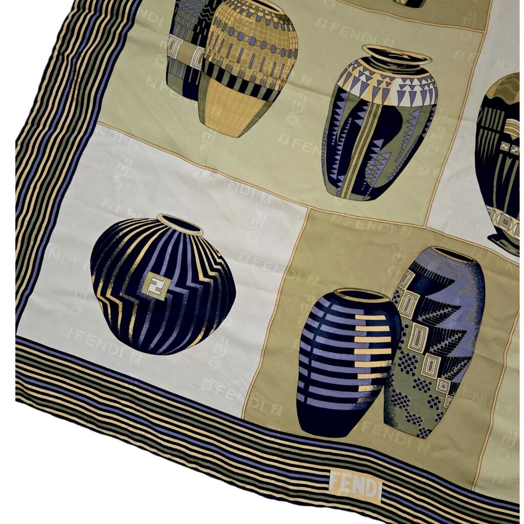 FENDI vintage SILK SCARF