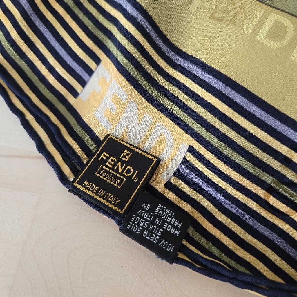 FENDI vintage SILK SCARF