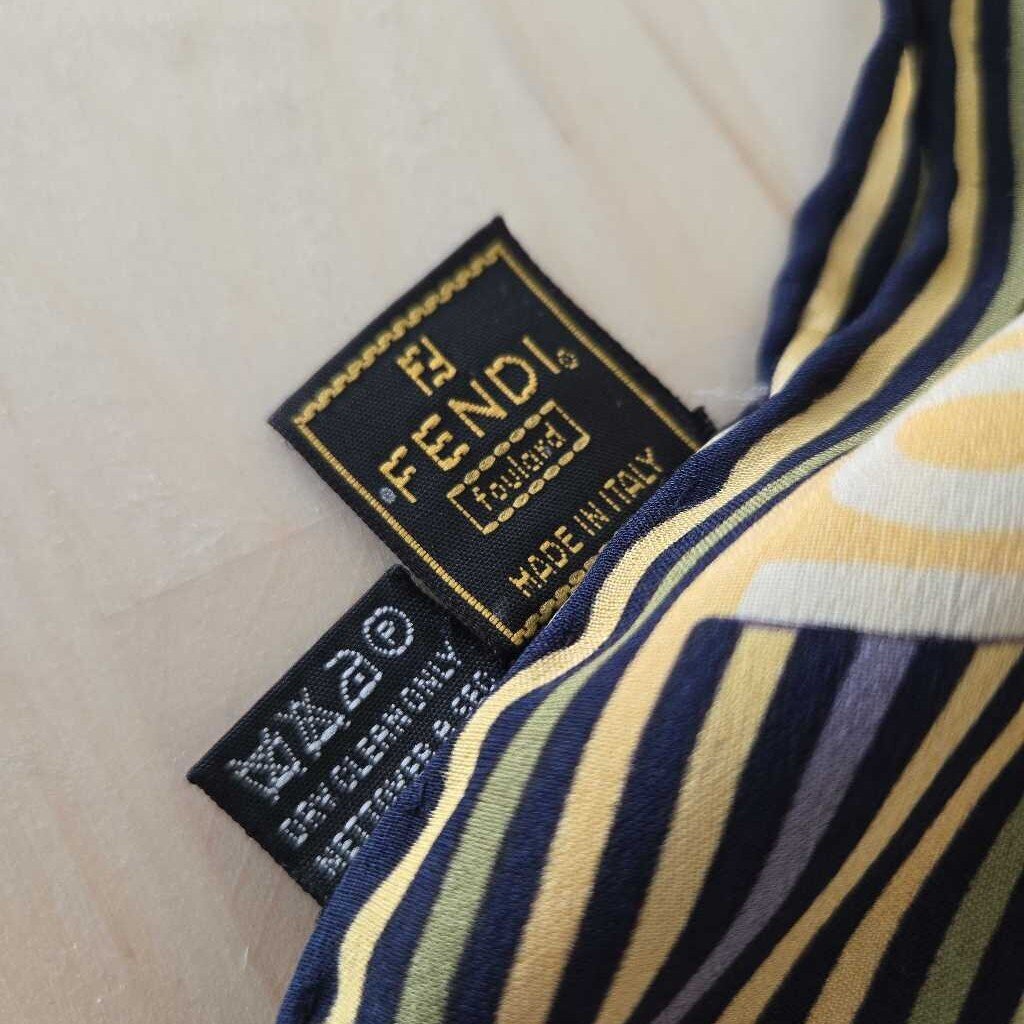 FENDI vintage SILK SCARF
