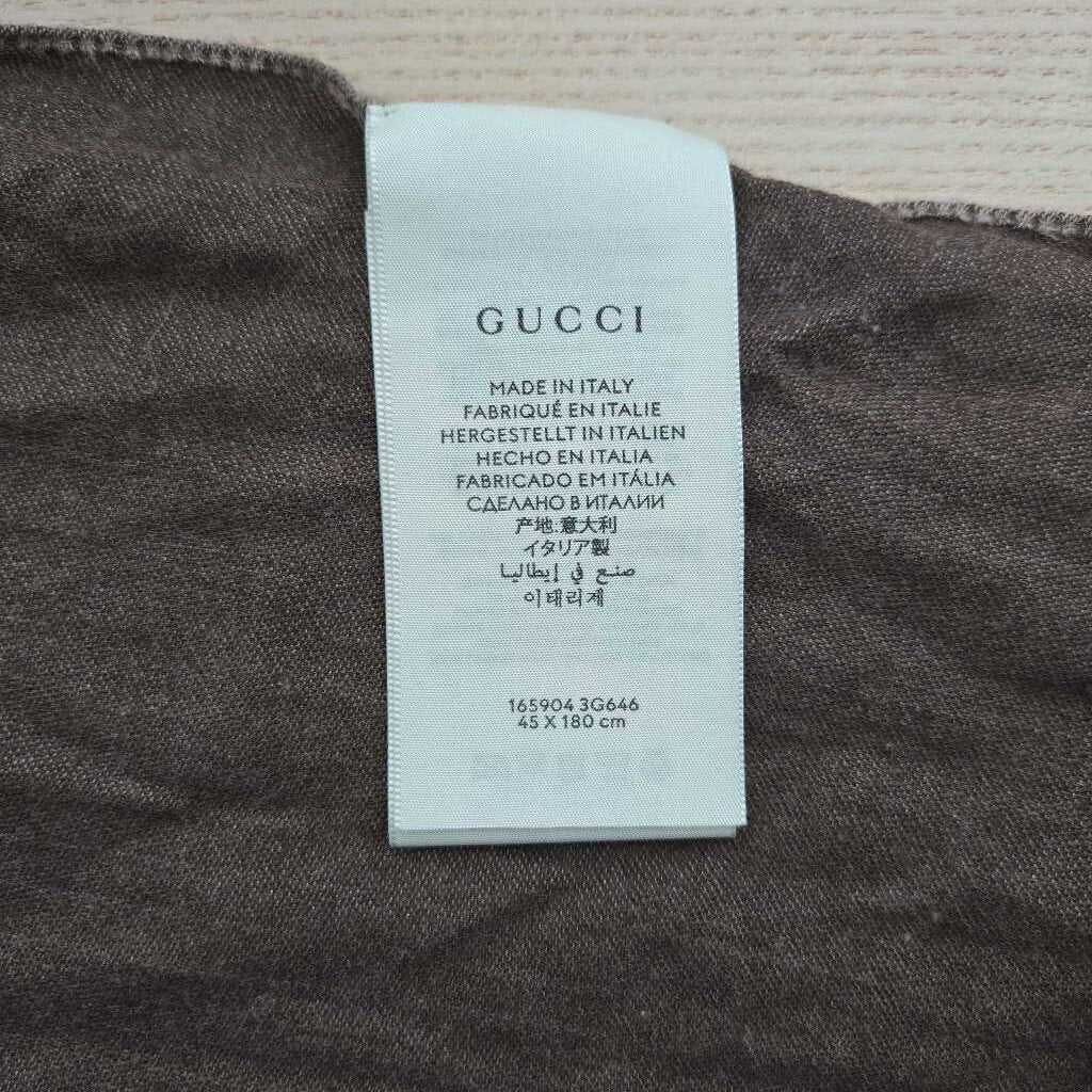 GUCCI GG SCARF browns