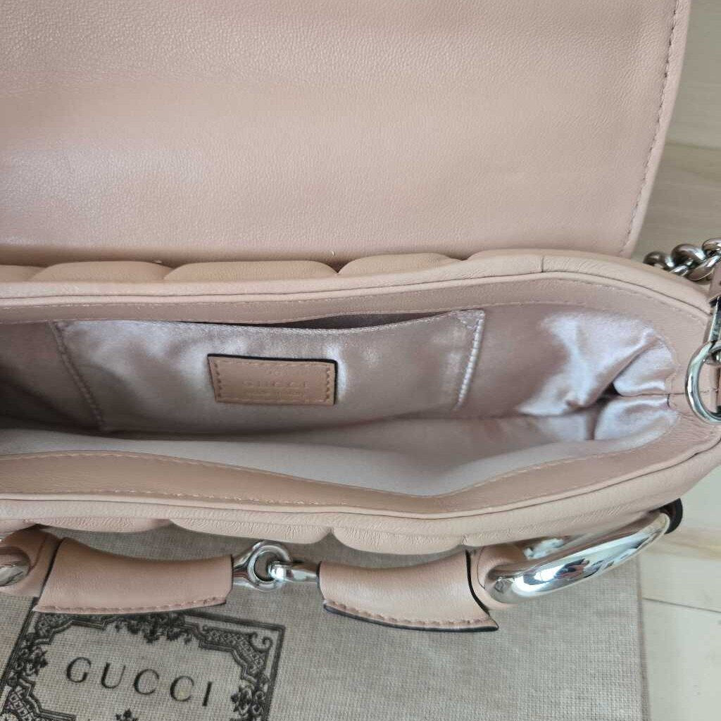 GUCCI LAMBSKIN HORSEBIT CHAIN bag
