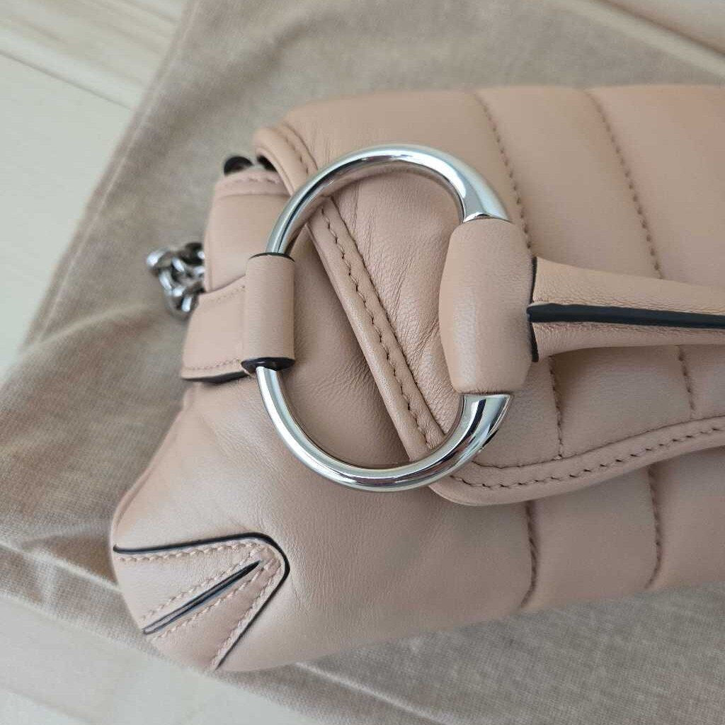 GUCCI LAMBSKIN HORSEBIT CHAIN bag