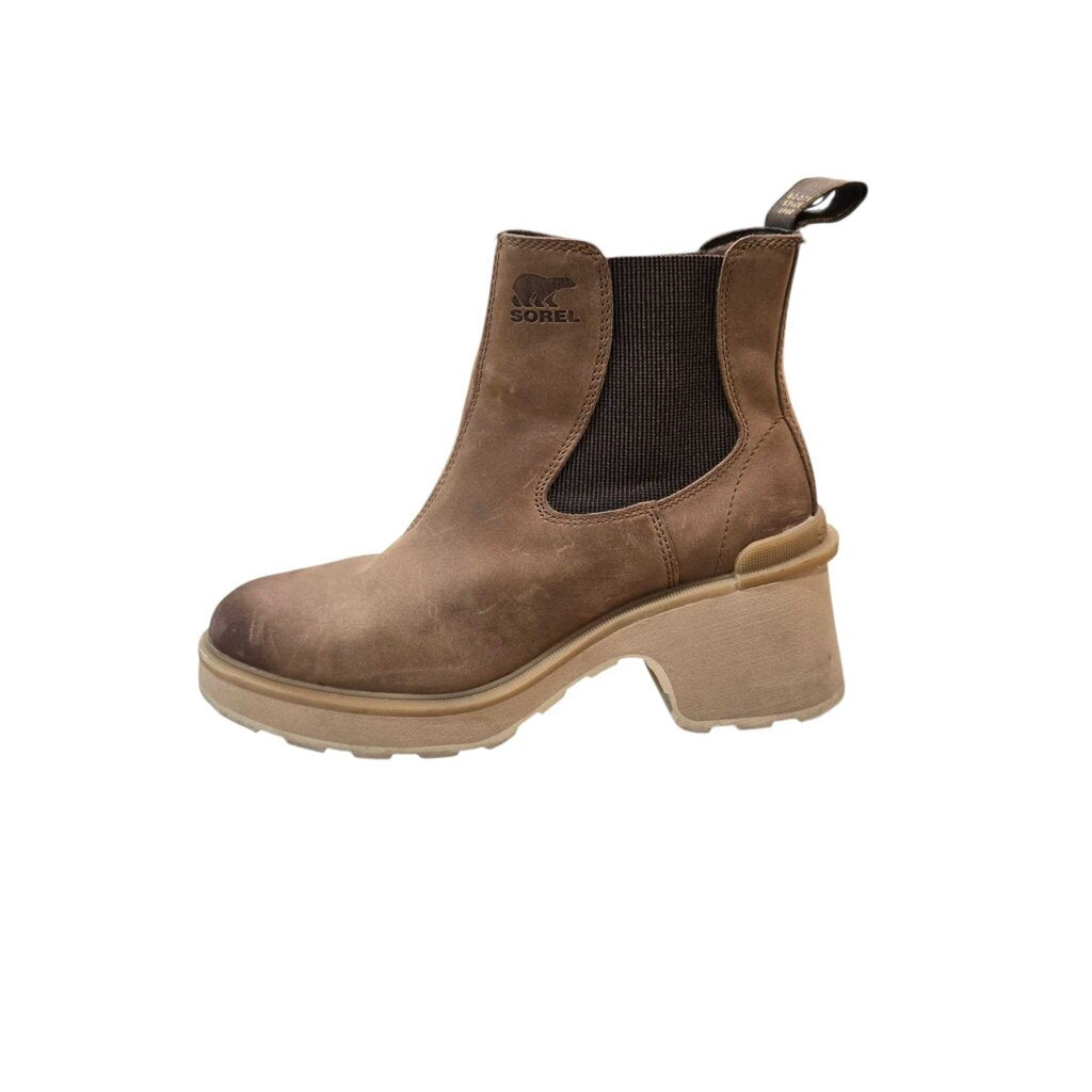 SOREL HI-LINE HEEL CHELSEA SZ 8.5