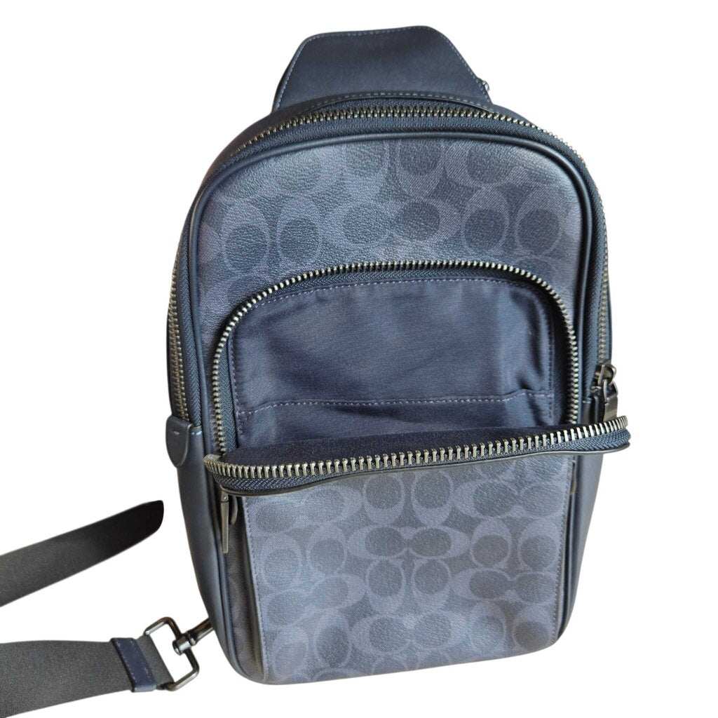 COACH ethan pack in signature denim RETAIL 378.00
