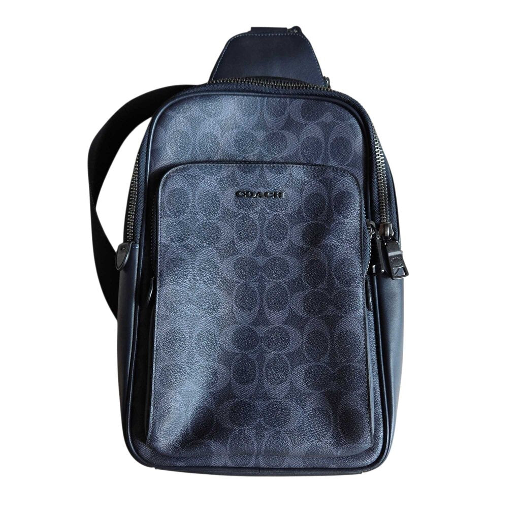 COACH ethan pack in signature denim RETAIL 378.00