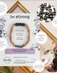 Black Onyx Be Your Own Hero Bracelet To Be Strong
