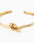 BELJOY - Brycen Gold Knot Cuff Bracelet