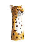 STONEWARE CHEETAH VASE