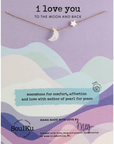 Moonstone I Love You To the Moon & Back Necklace