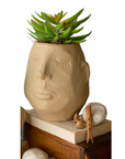 SLEEPY HEAD VASE large