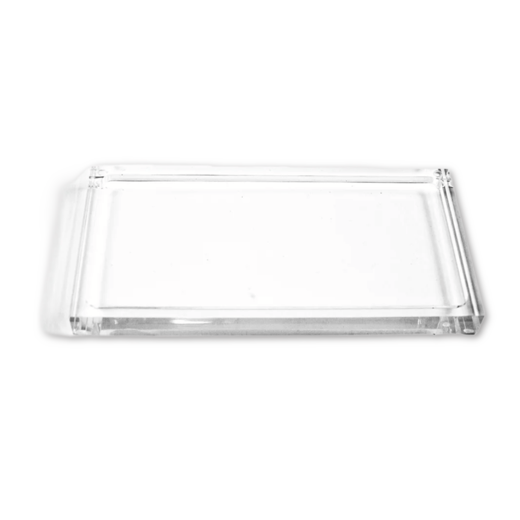 LUCITE TRAY &gt; 12&quot; X 6&quot;