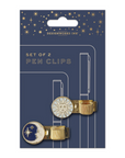 Set of 2 Pen Clips - Celestial