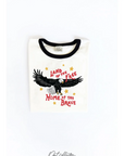 Land of the Free Ringer Graphic Top - SMALL