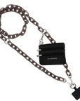 Clip & Go Crossbody - Black Chain + Pouch