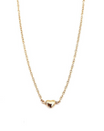 Agape Mini Gold Heart Necklace