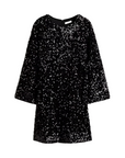 H&M BLACK SEQUIN new SZ MEDIUM