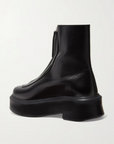 THE ROW leather ankle boots RETAIL 1,590 SZ 42 = 12