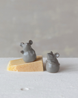 STONEWARE MOUSE assorted styles