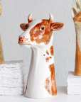 Hand Painted Cow Vase