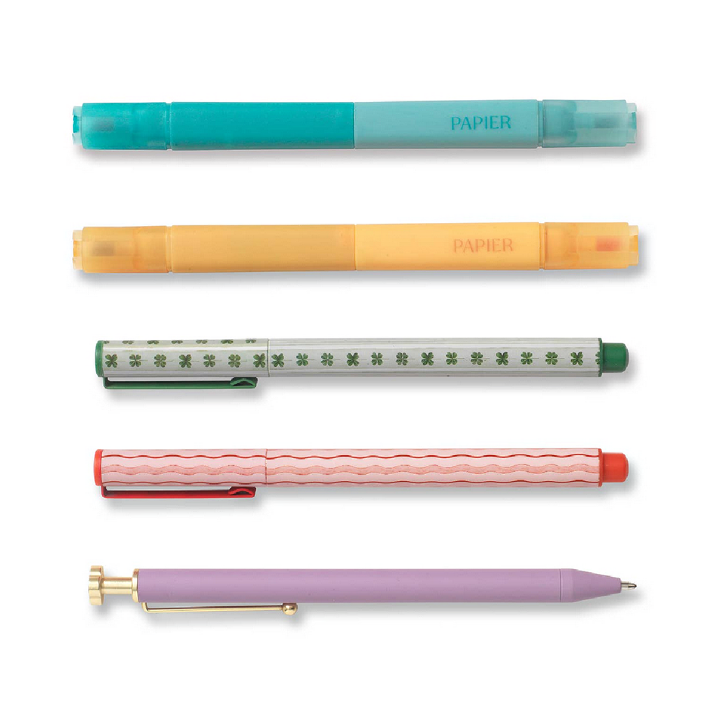 Imagination Mixed Pen & Highlighter - Set of 5