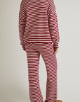 SMALL Striped Sweater & Wide Leg Pants Set
