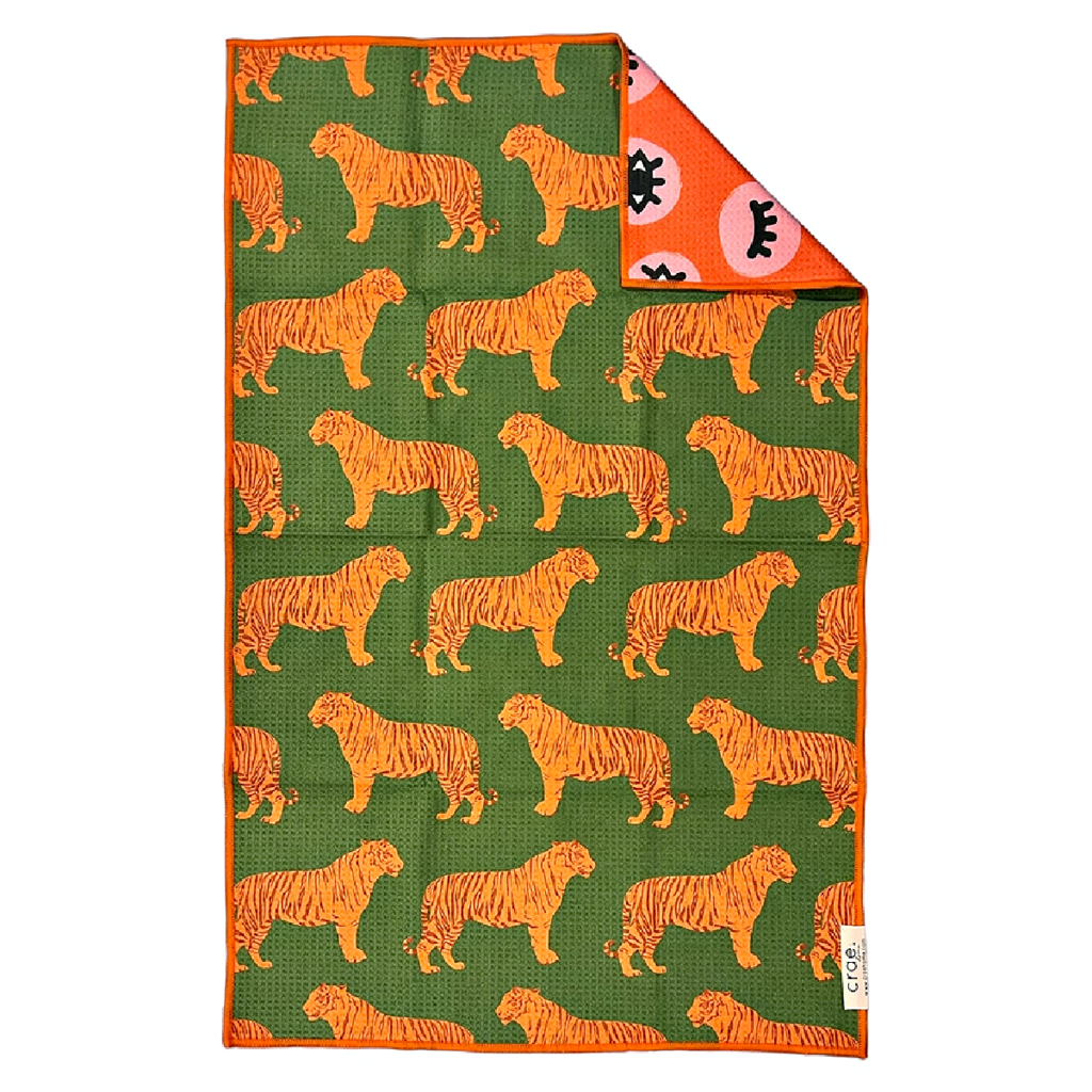 Eye of the Tiger: Reversible Hand Towel