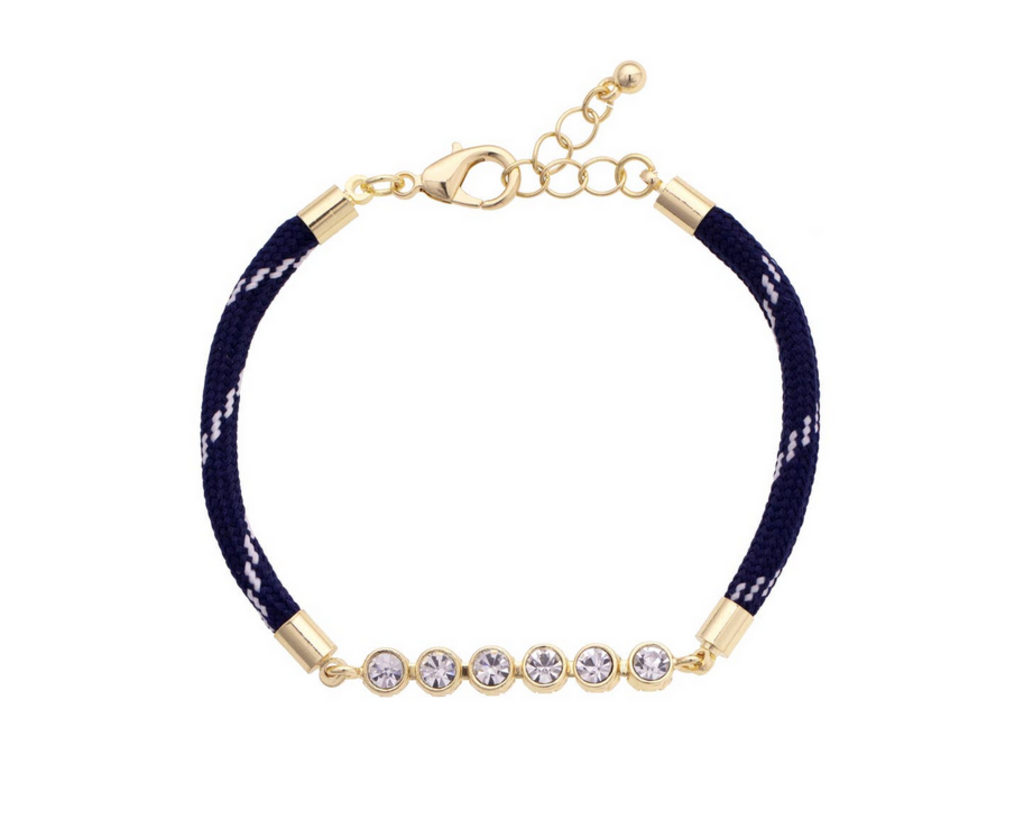 Navy - Betsy Paracord Tennis Bracelet
