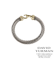 DAVID YURMAN 7mm CABLE BRACELET fits 6.5" retail 2150.00