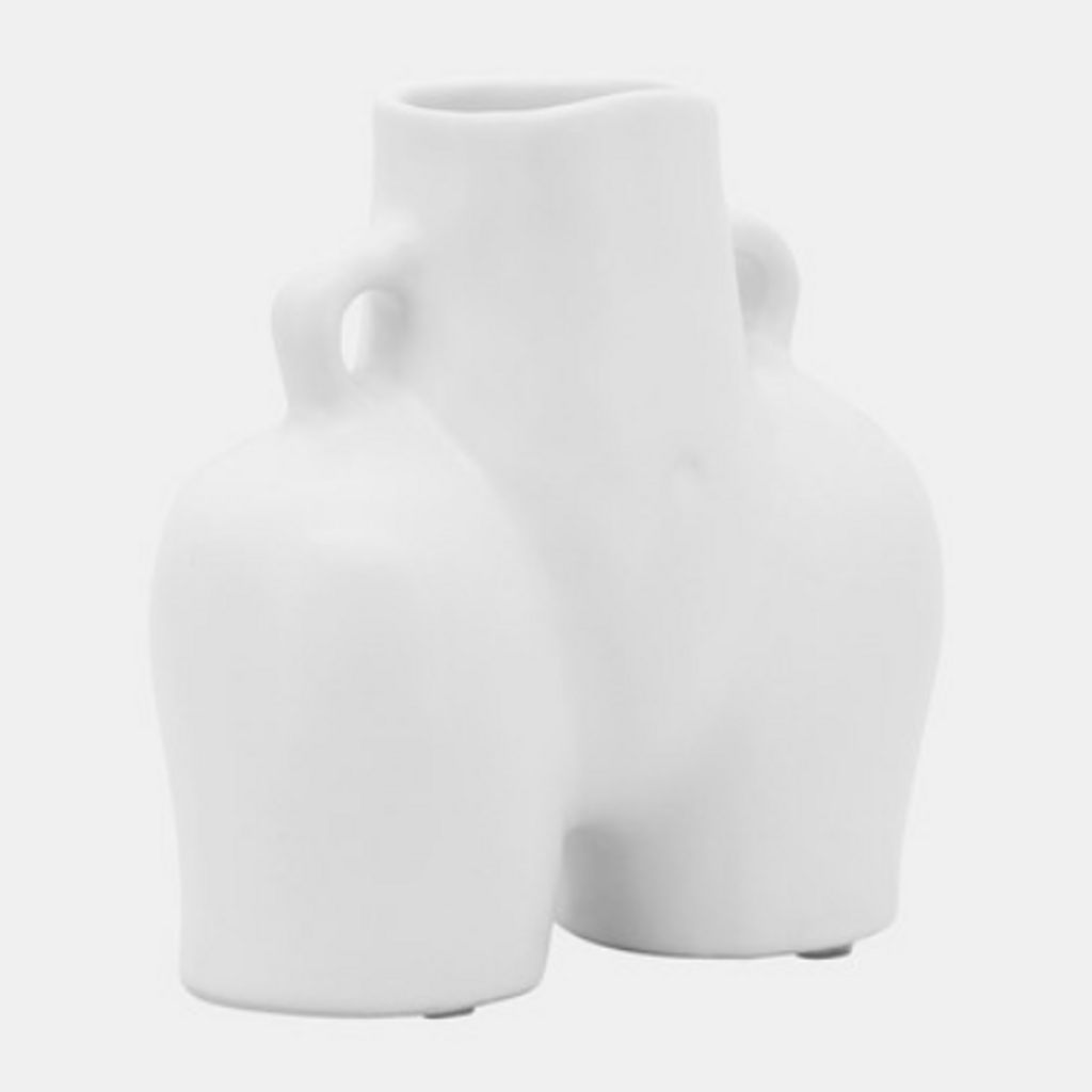 THE BODY VASE WHITE 6"