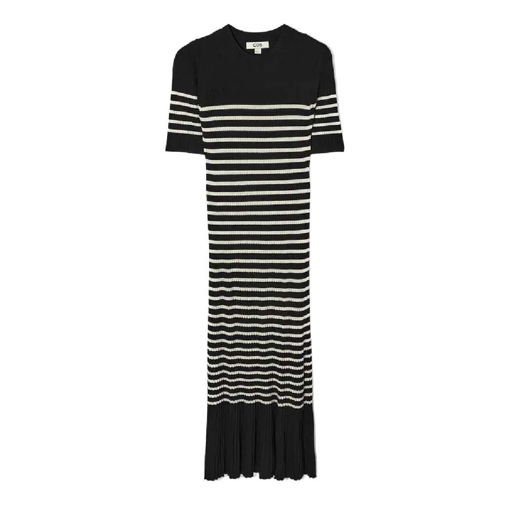 COS MIDI KNIT DRESS SZ MED/LARGE W