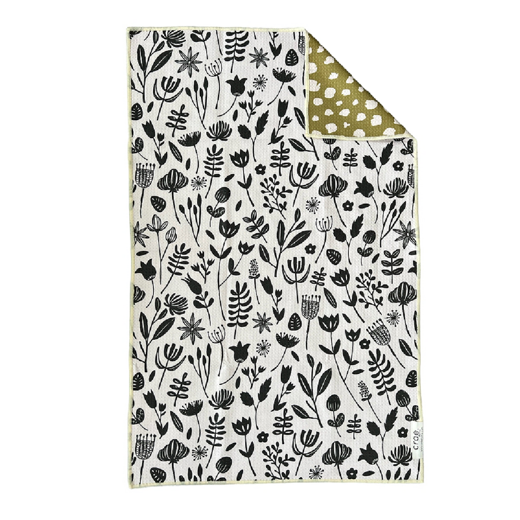 CRAE double sided dishtowel VINTAGE HIGHWAY