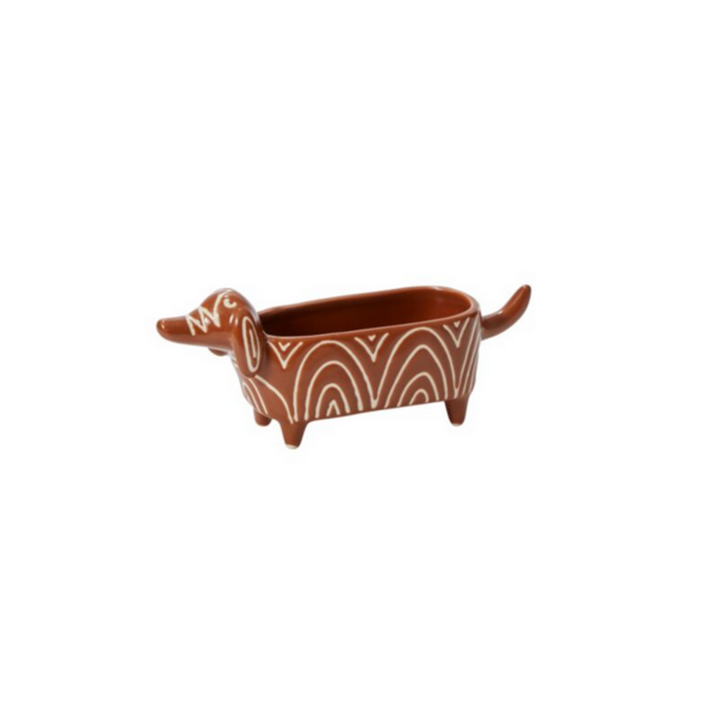 DACHSHUND PUPPY LOVE PLANTER