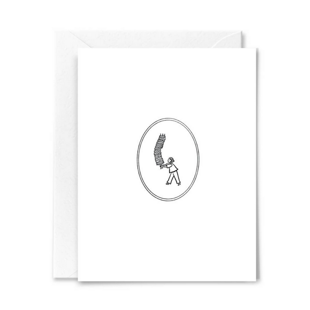 Tiny Birthday Cake greeting card