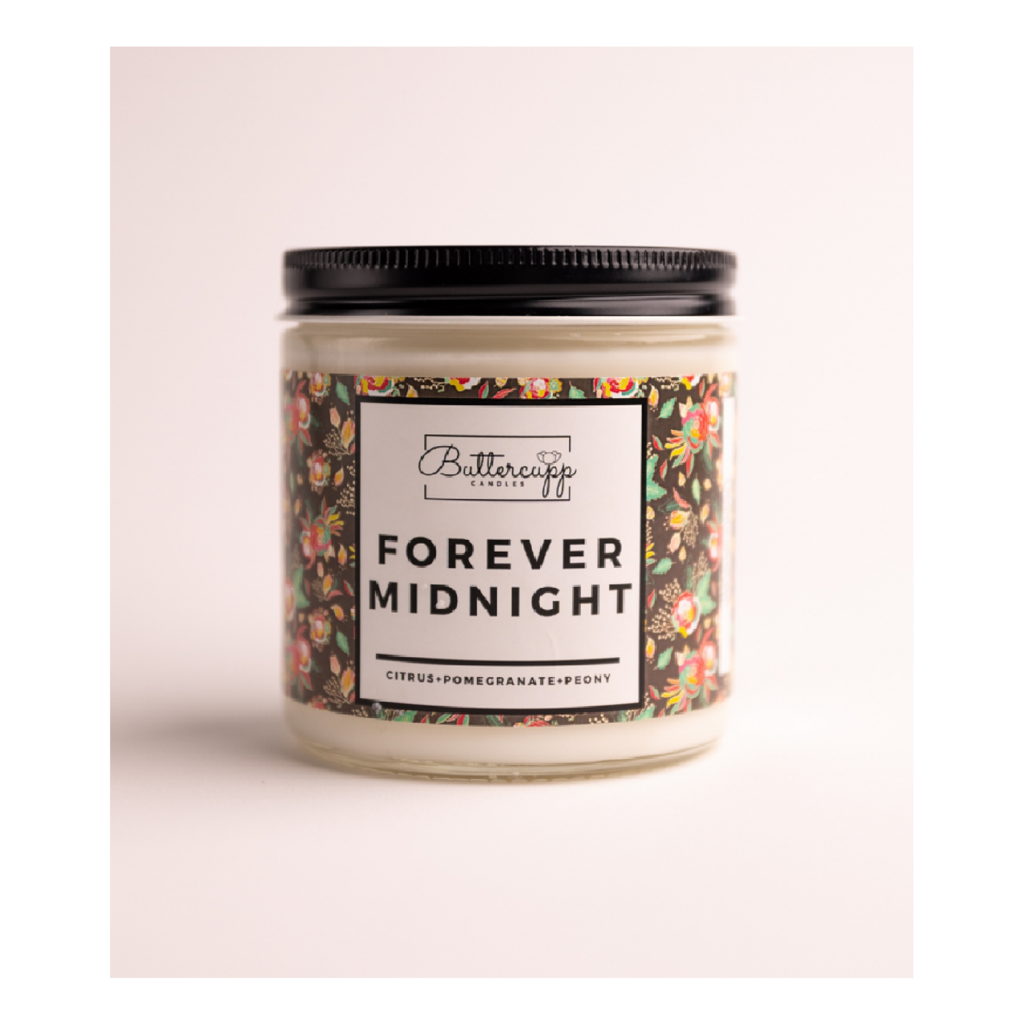 12 oz Jar Forever Midnight Soy Candle