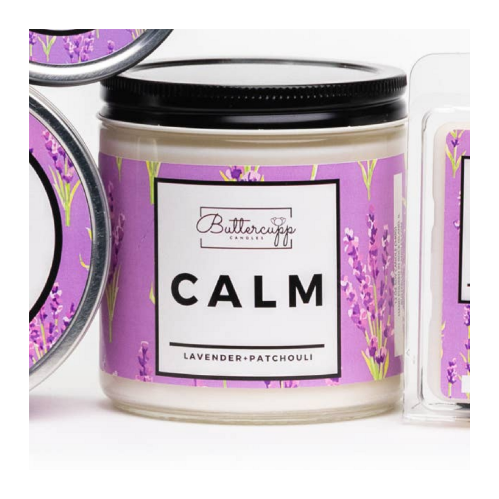 12 oz Jar Calm Soy Candle