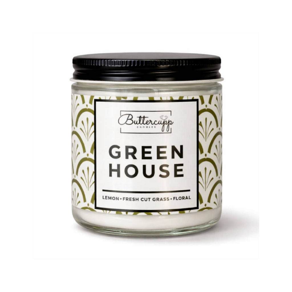 12 oz Jar Green House Soy Candle