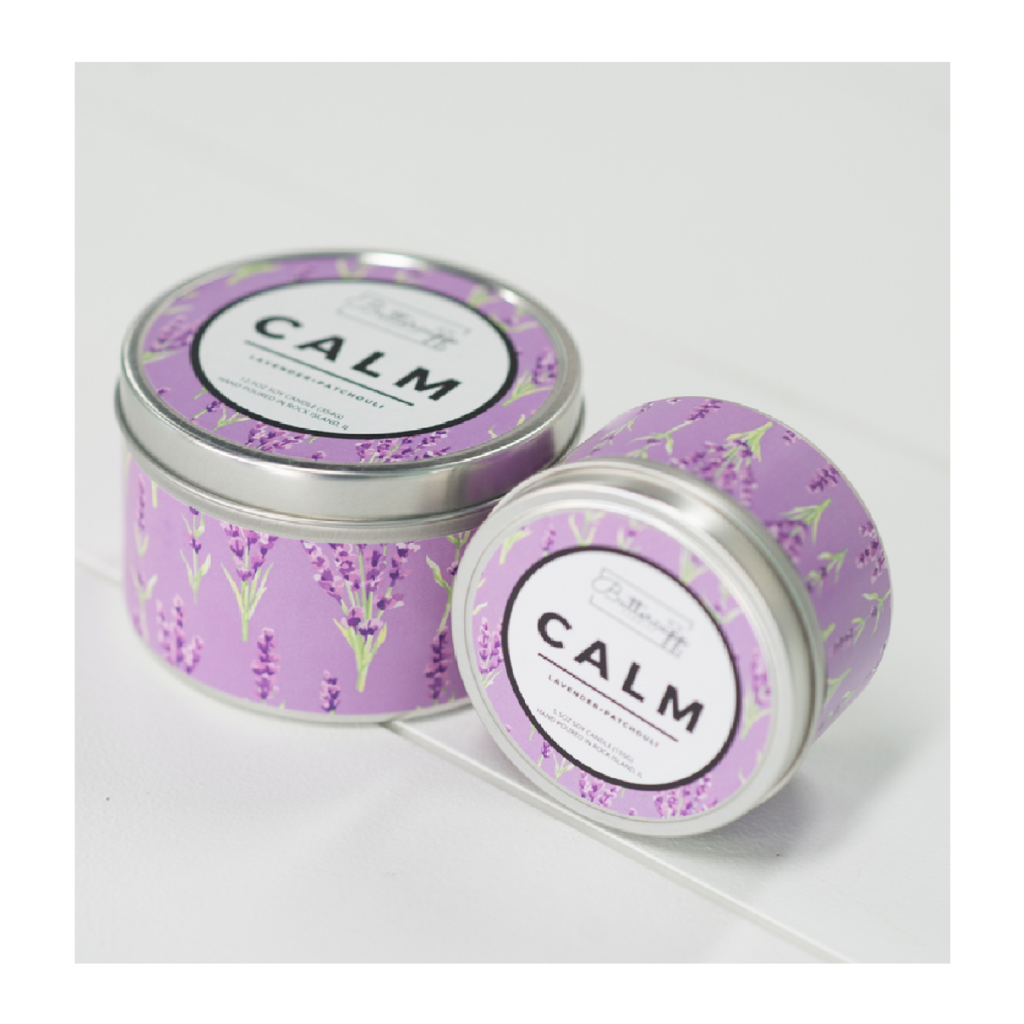 5.5 oz Tin Calm Soy Candle