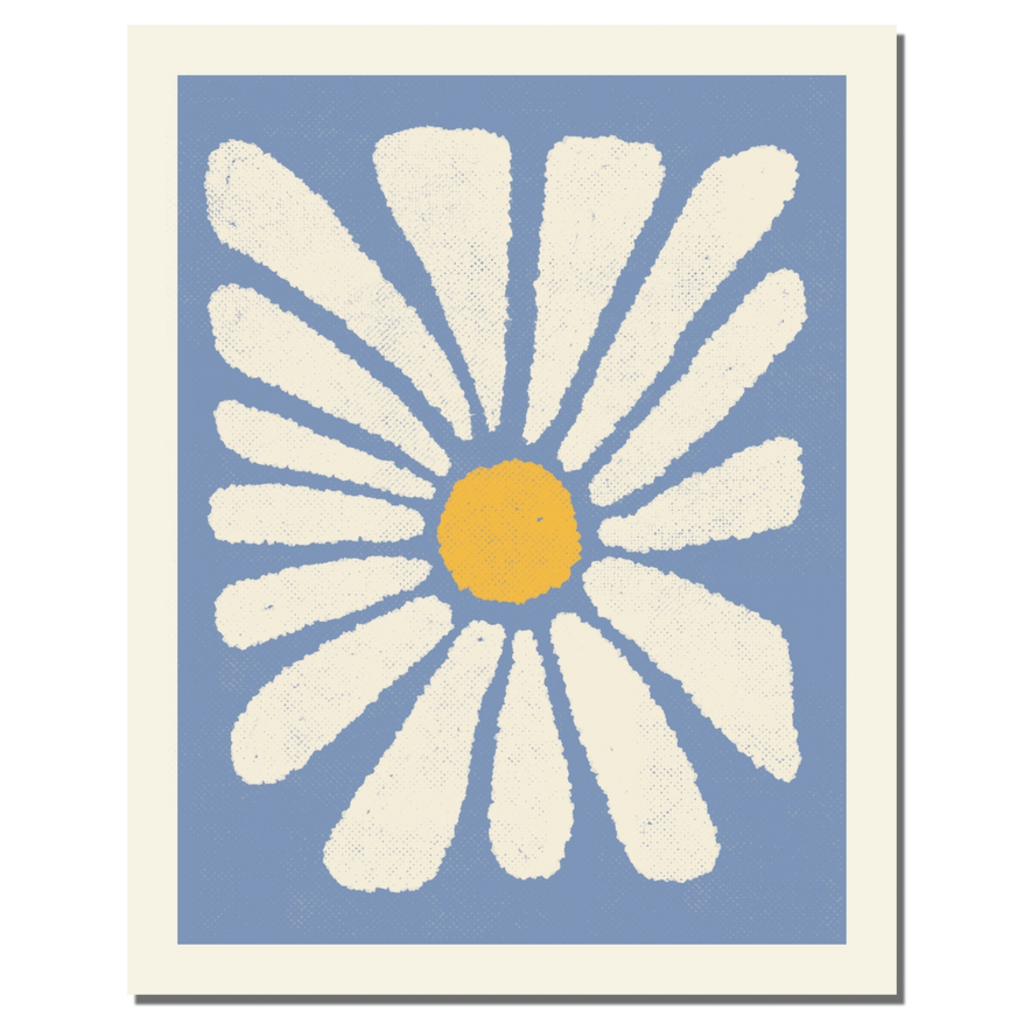 Abstract Flower Art Print