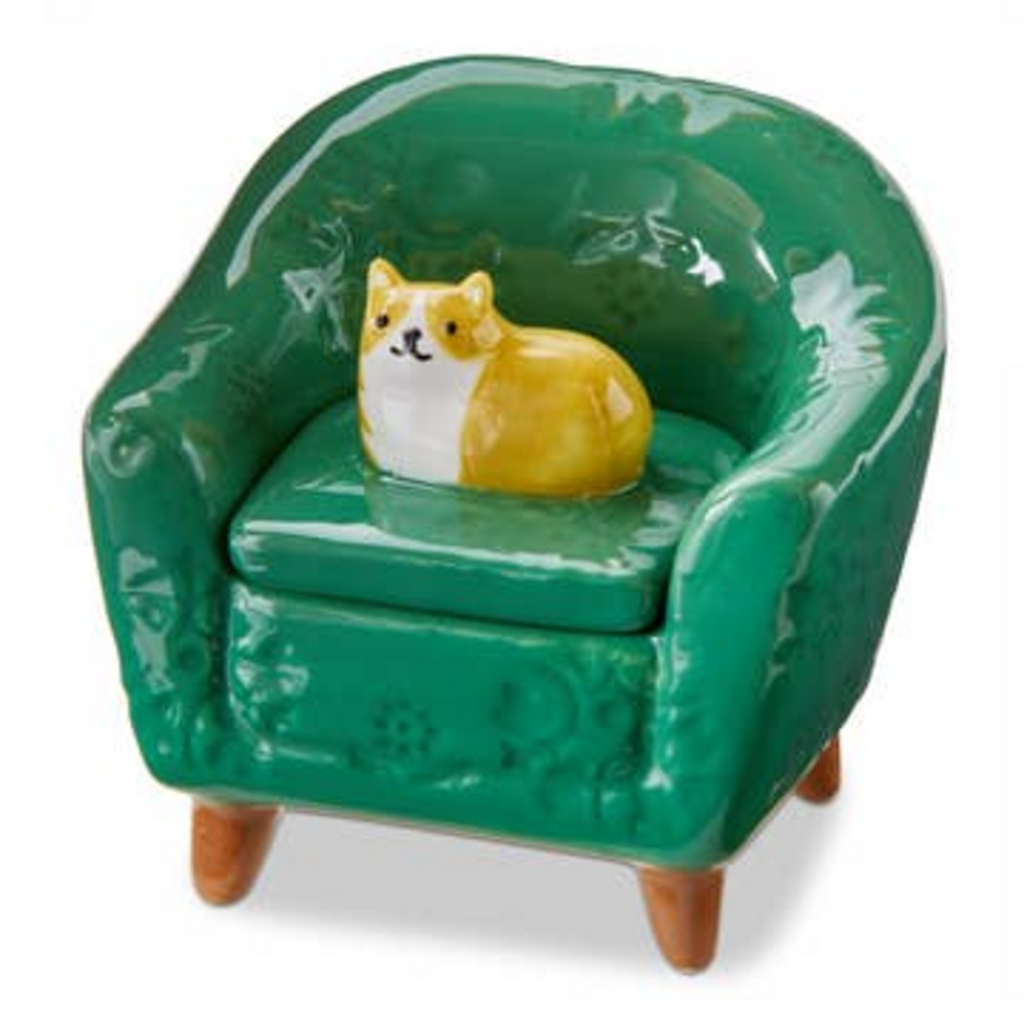 CAT CHAIR TRINKET BOX