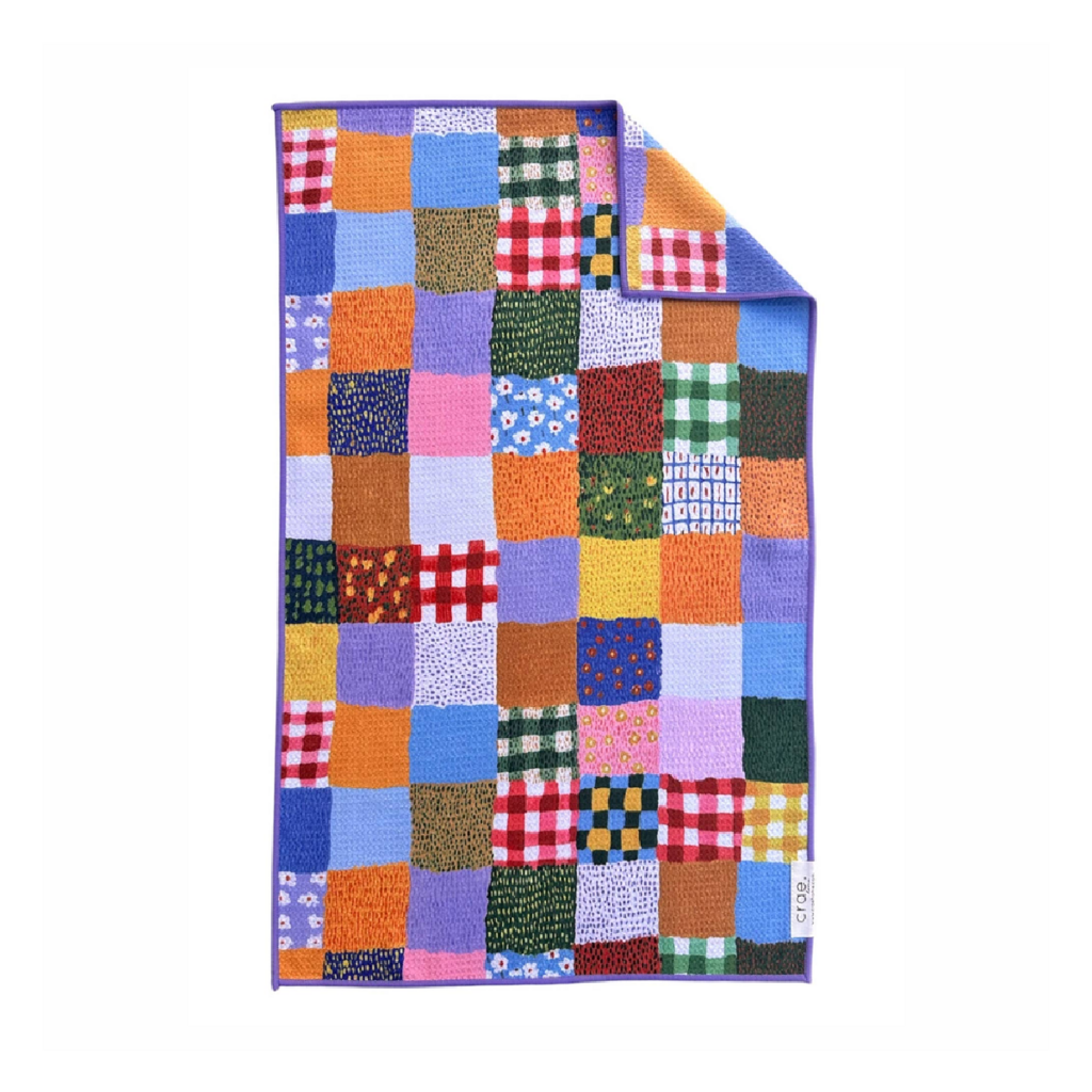 PATCHWORK QUILT double sided towel