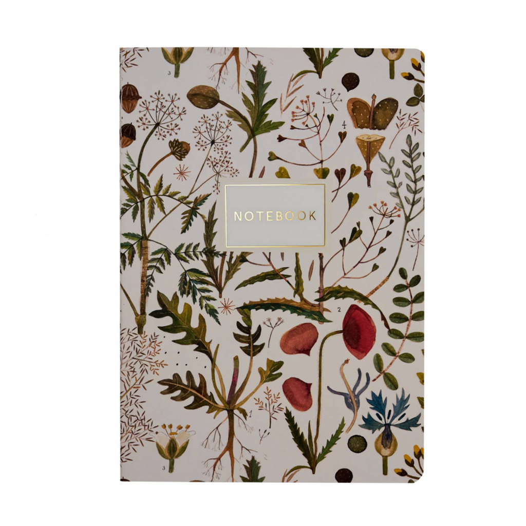 GREENS + FLOWERS notebook