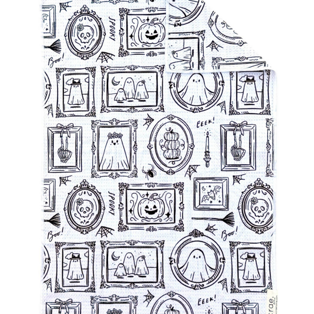 Ghostly Gallery: Double-Sided Hand Towel