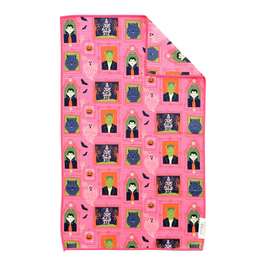 Haunted Portraits: Double-Sided Hand Towel
