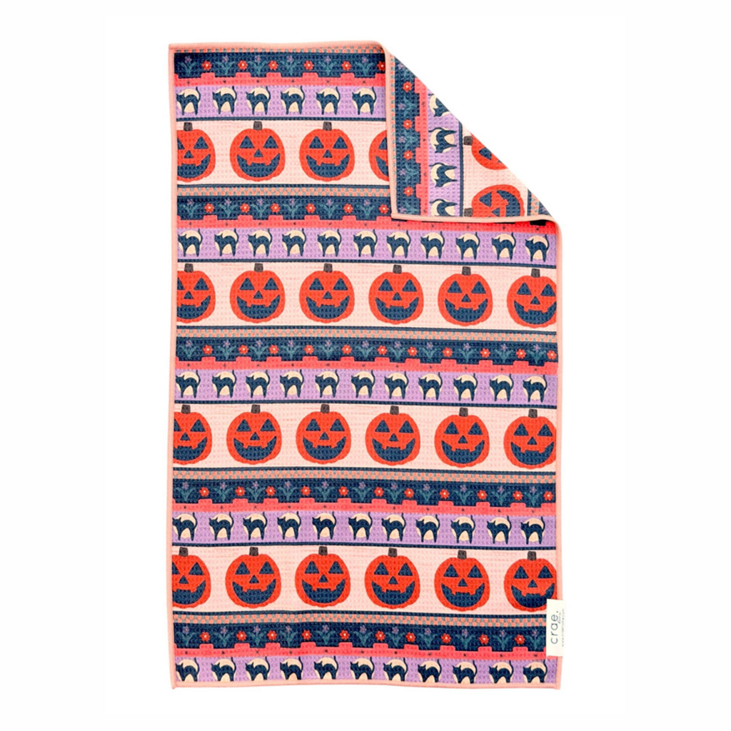Nordic Nightfall: Double-Sided Hand Towel