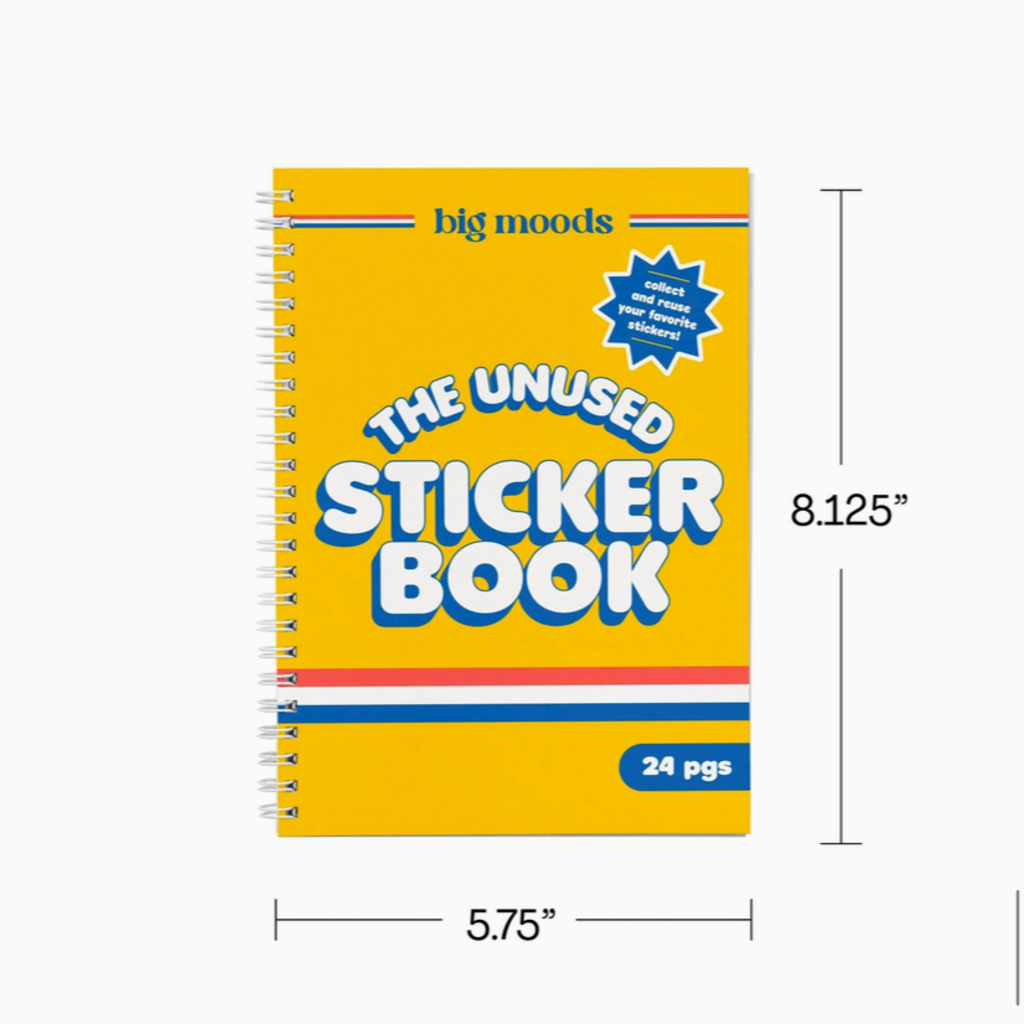 The Unused Sticker Book - Yellow