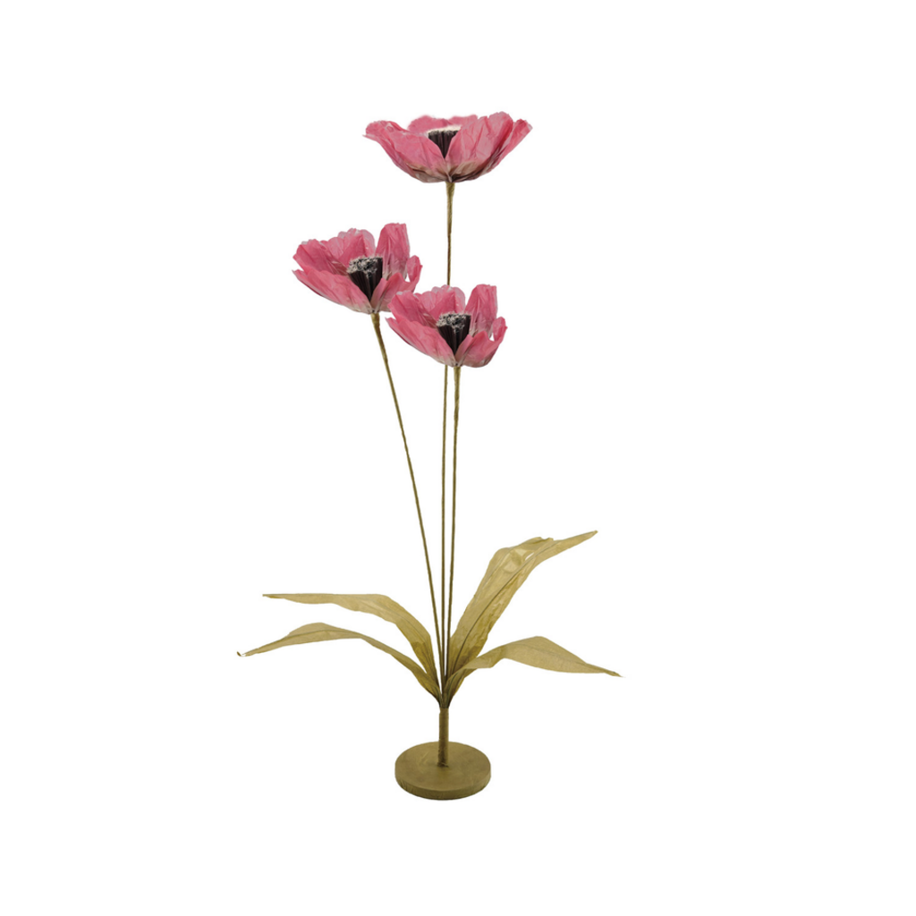 PAPER FLORAL w stand